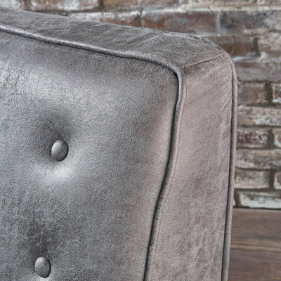 Canapé inclinable en tissu Mid-Century