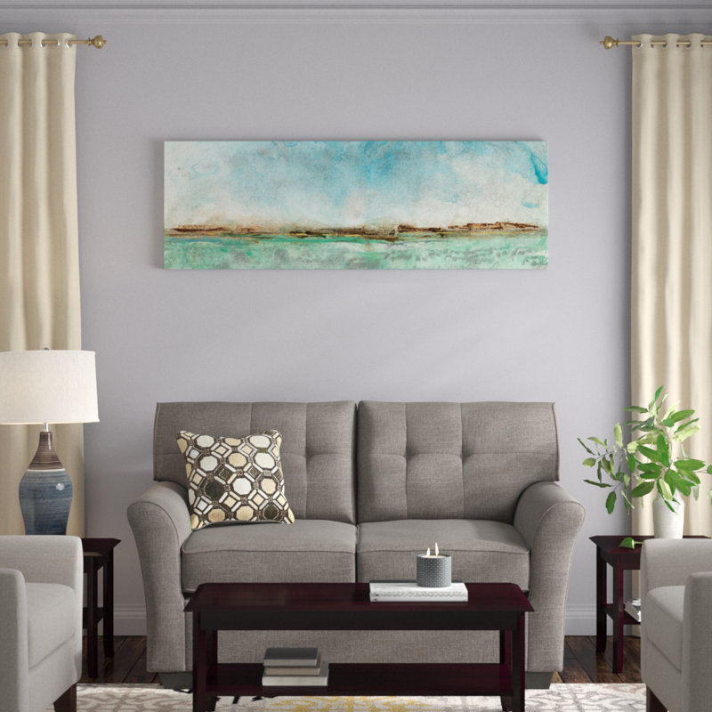 «Miles from Nowhere II», reproduction sur toile, H 20 po x l 60 po x P 1,5 po, Cadre noir