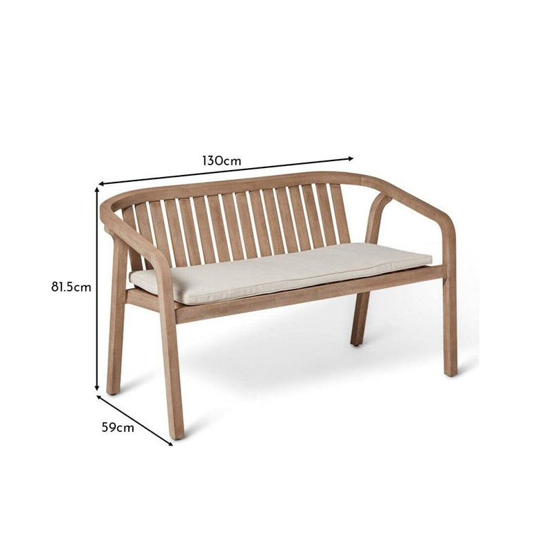 Keosauqua Solid Wood Garden Bench