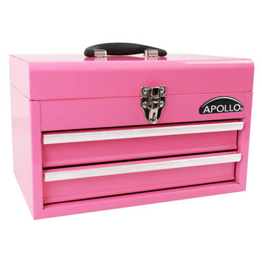 Pink Power Pink Tool Box for Women 18 Small Metal & Plastic