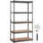 Storage Shelving Unit, 5-Tier Adjustable, 2000 Lbs Capacity, Heavy Duty Garage Shelves Metal Organizer Utility Rack, Black, 36" L X 18" W X 72" H For Kitchen Pantry Basement Bathroom Laundry-1079274931