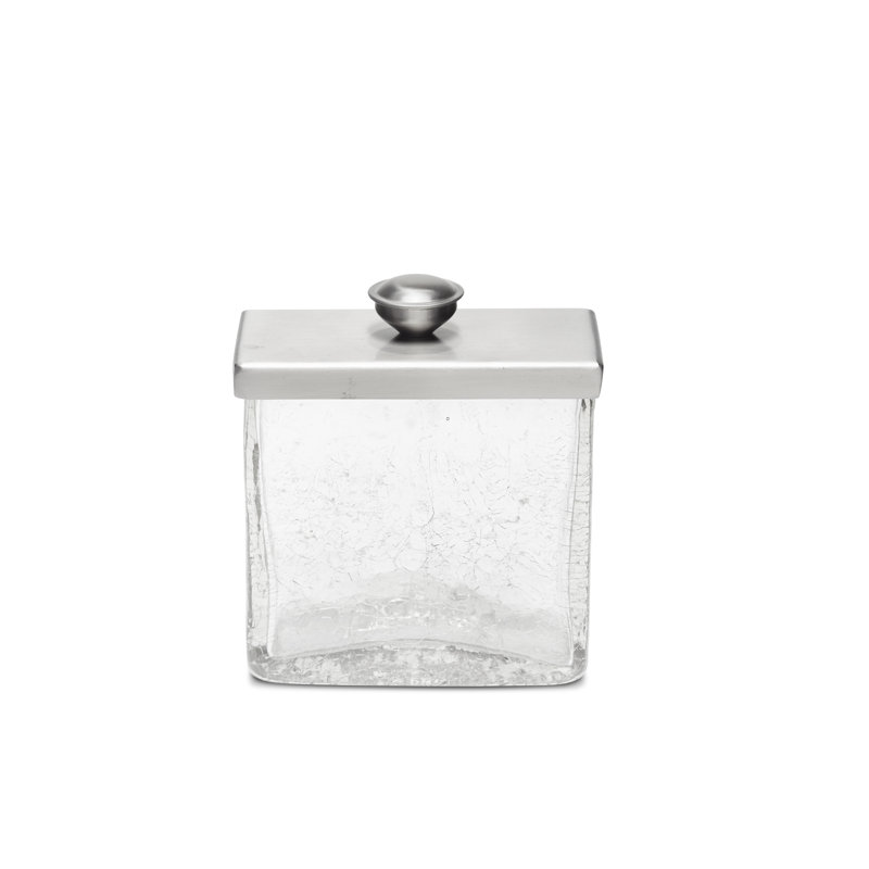 Ensemble d'accessoires de salle de bain 3 pièces Roselli Trading Company® Crackle, Garniture en acier inoxydable satiné
