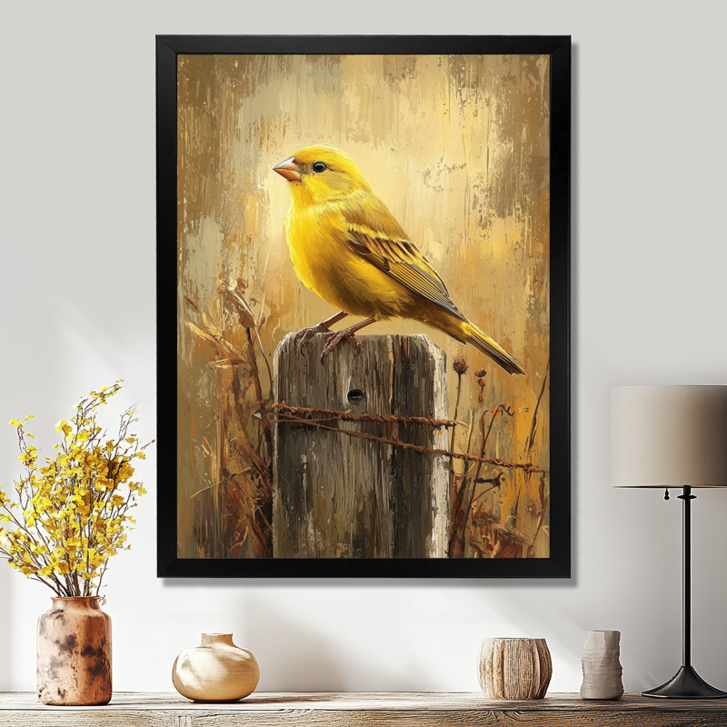 Knaus - Animals Canvas Wall Art, Noir, H 20 po x l 12 po, Reproduction encadrée d'une seule photo
