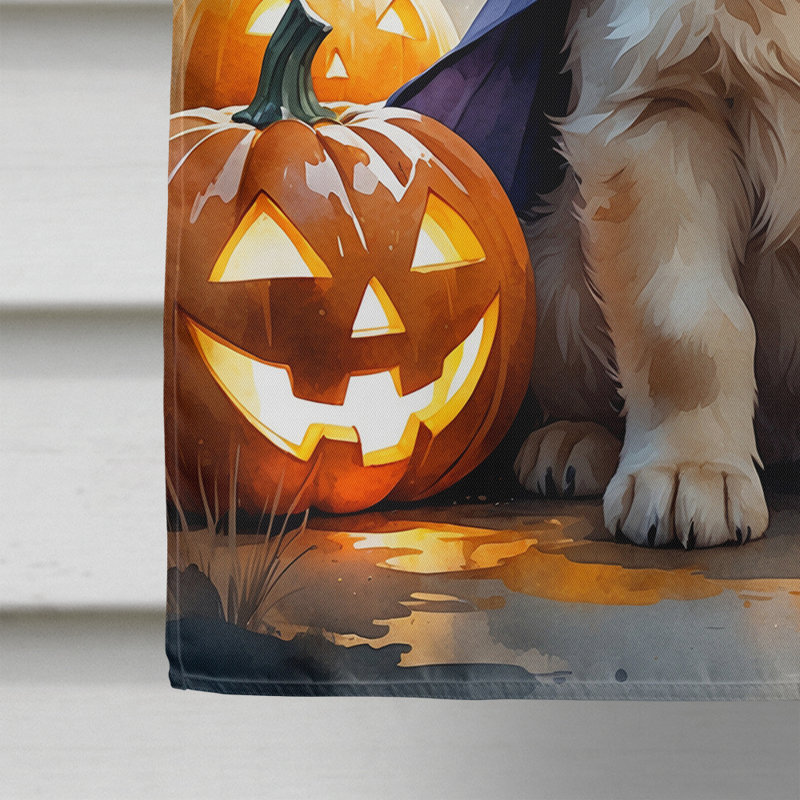 Drapeau de chiot Halloween House, Golden Retriever