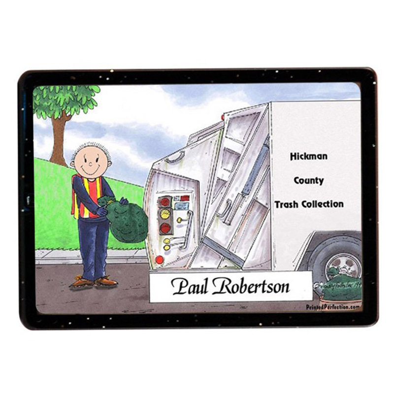 Personalized Sanitation Engineer - Male Acrylic Magnet - Great Gift!, Yes