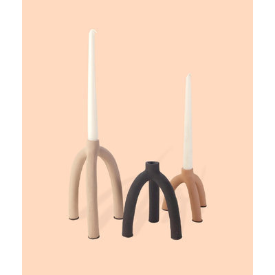 Asira Aluminum Candlestick Holder