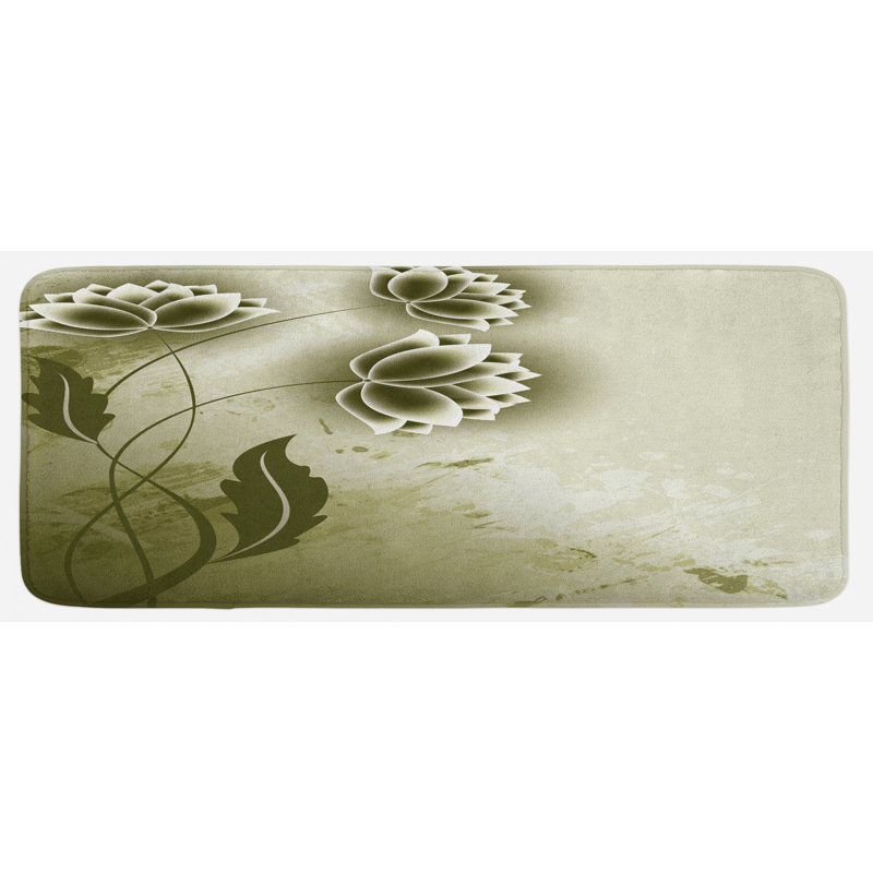 Tapis de cuisine abstrait