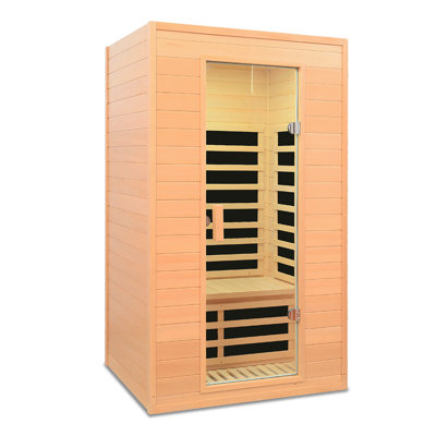 Hemlock Two-Person Far Infrared Roof Embedded Indoor Sauna Room