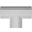 Té intérieur pour système de plafond à caissons de luxe 8 po (ensemble)