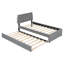 Lit plateforme tapissier Teddy