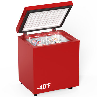 Northair -40°F Ultra-Low Temperature Chest Freezer, 1.8 Cu Ft Deep Freezer for Beaded Ice Cream, Game Day, Parties, Home Bar & Garage