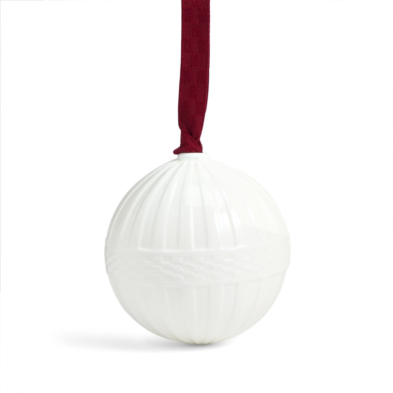 Festive Ornaments 3.31'' Bone China Ball Ornament