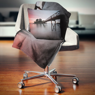 Santa Cruz Island Spain - Beaches Printed Throw Pillow