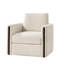 Upholstered Swivel Armchair-126352003