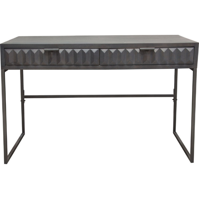 Bureau d'écriture rectangulaire l 47 po Tygan, Gris