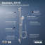 Awaken G110 Flood Handheld Shower Head-88313554