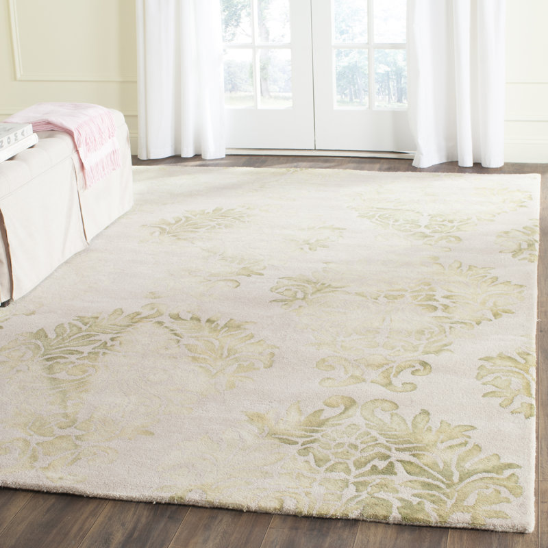 Tapis oriental en laine touffeté à la main Oakton, Rectangle 8 pi x 10 pi