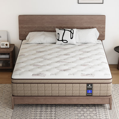 10''Pain Relieving Hybrid Mattresses For Extra Lumbar & Hip Support - 365-Night Trial - Fiberglass-Free Bed In A Box - No Odor, Certipur-US Certified