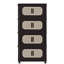 Armoire de rangement latérale en plastique de 20 po de style American Retro