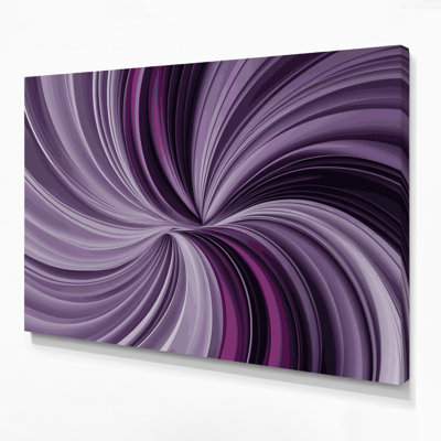 Gradient Abstract 35 Purple Canvas Wall Art