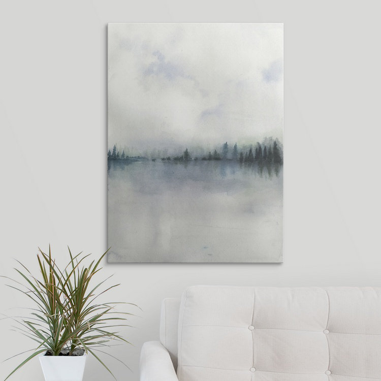 Anjelyka Horizon Whisper I 'Grace Popp, reproduction d'art, H 24 po x l 18 po x 1,25 po, Toile