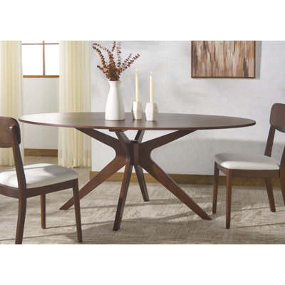 Stratton Wood Oval Dining Table