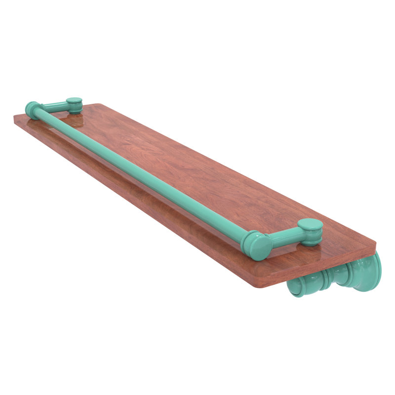 Tablette flottante Carolina, H 3,3 po x l 22 po x P 5,54 po, Vert écume de mer
