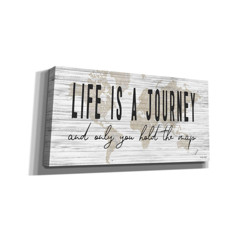 «Life is a Journey» par Cindy Jacobs, art mural sur toile, H 30 po x l 60 po x P 1,5 po