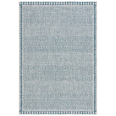 Caihla Performance Geometric Indoor/Outdoor Area Rug