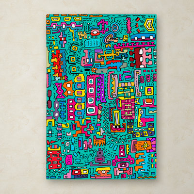 Hillers 'Many Things' Graphic Art Print on Wrapped Canvas