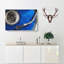 Blue Vinyl Record Painting - Wrapped Canvas-56659389