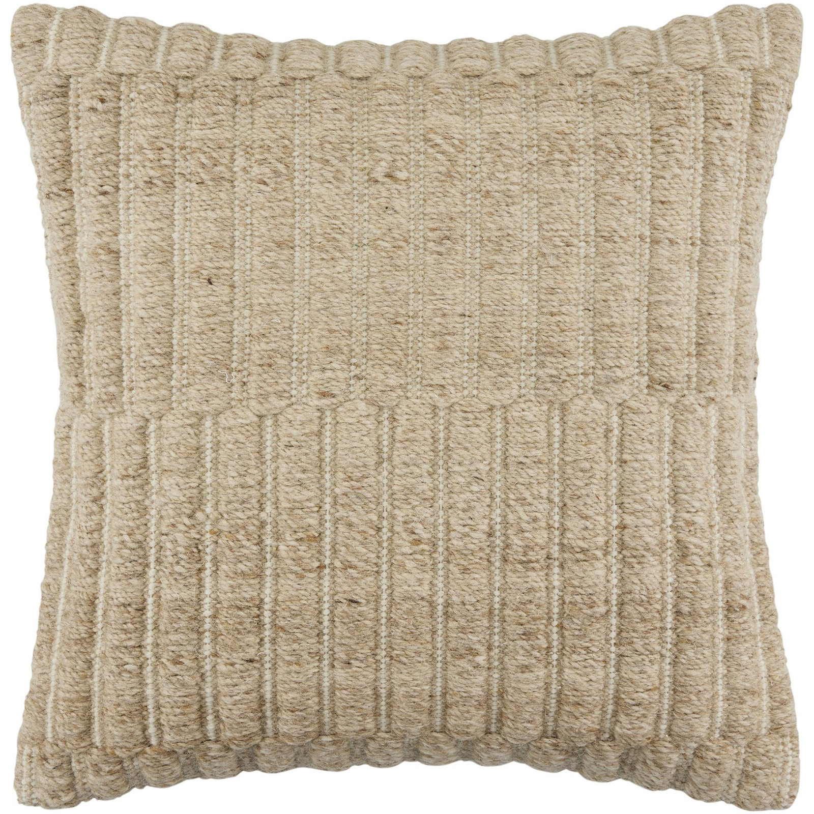 Monacizzo Accent Pillow, Square 20", Polyester, Black