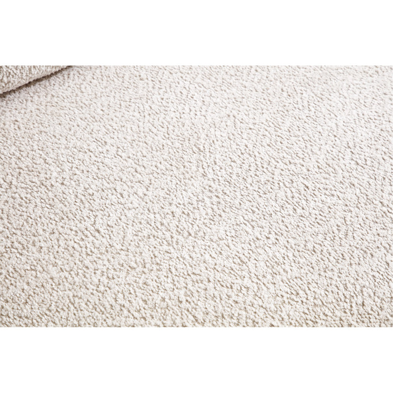 3 + 1, canapé moderne luxueux pour le salon, canapé rembourré en molleton beige bouclé pour bureau personnel, beige clair