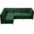 Enson Velvet L-Shaped Sectional Reversible-276259340