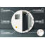 Huldar Glass Flat Wall Mirror