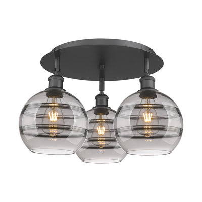 Plafonnier semi-encastré Glassoff