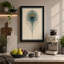 Peacock Feather Study Botanical - Wrapped Canvas-1605009228-1605009230