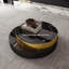 Modern Oversize 39.37 '' Round Coffee Table Set, Expandable Nesting Table Gold&Black Finish with Glass Top
