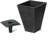 Cara Square Composite Pot Planter with Plant Shelf-31645026-118589642