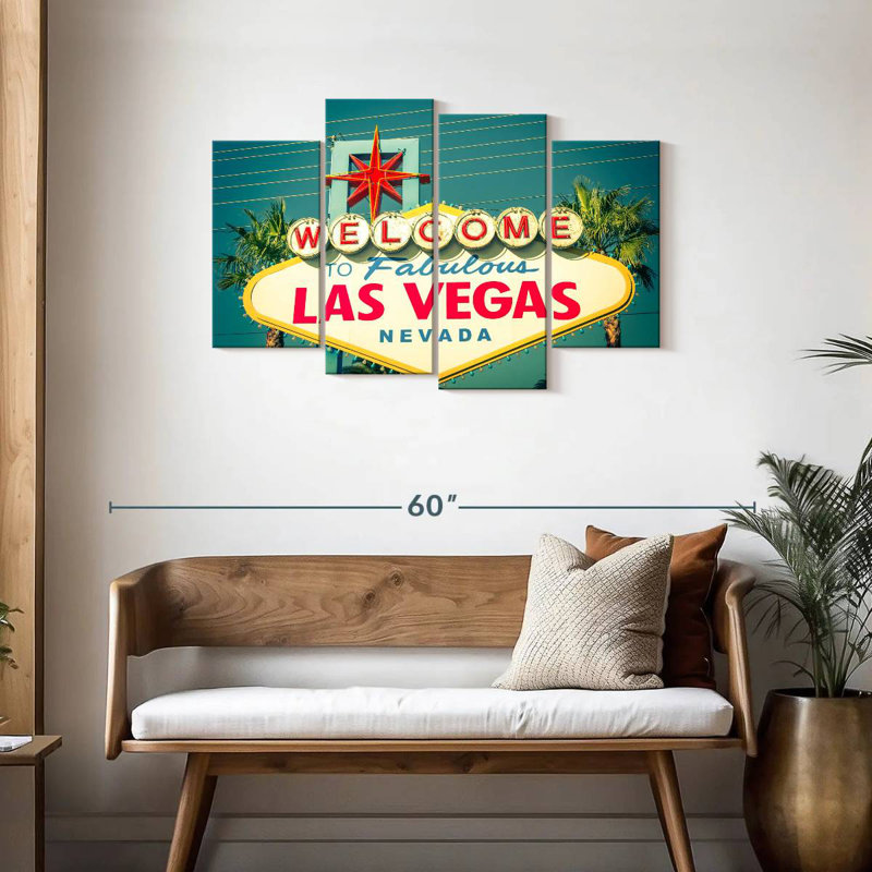 Panneau de bienvenue Nicci Las Vegas, H 27 po x l 43 po