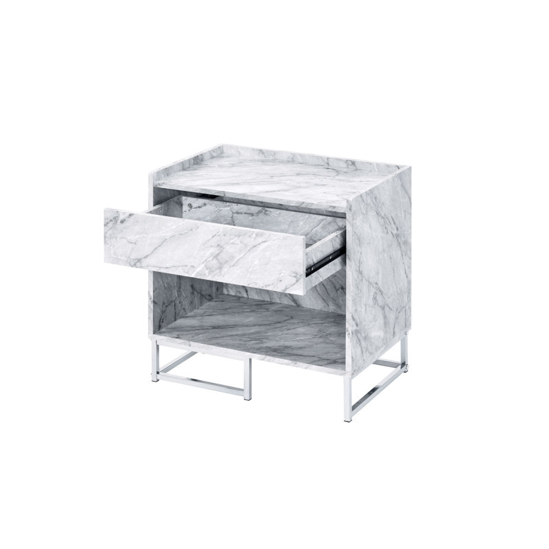 Table d'appoint Finition White