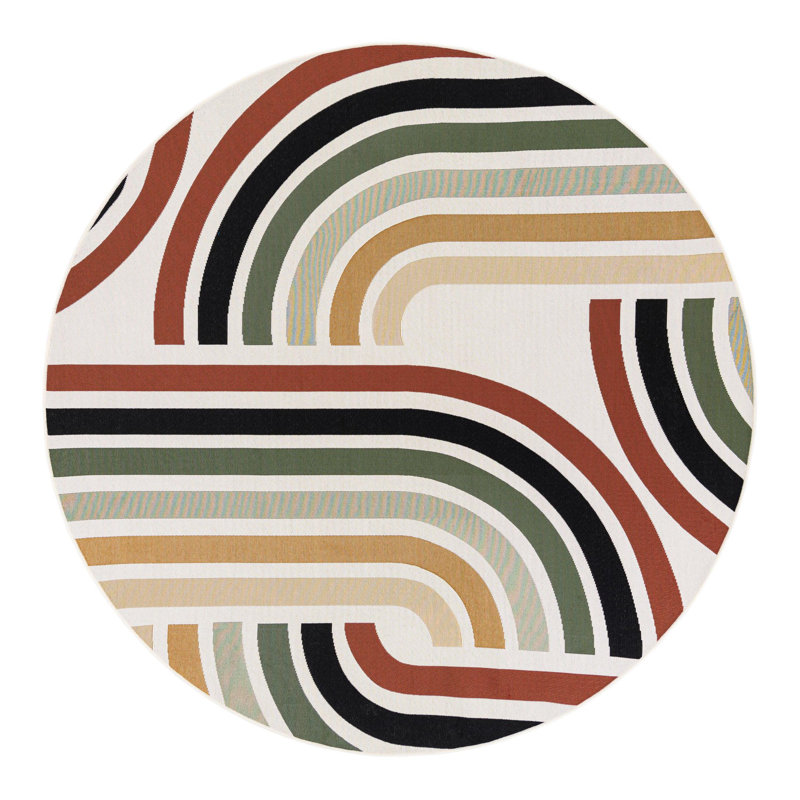 Vibe Hower Indoor/Outdoor Area Rug, Round 7'10"