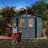 Outdoor Storage Shed, 8X8  Protective Film, Four Daylight Windows Lockable Doors,A Practical And Thoughtful Gift-128525584