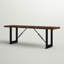 Banc en bois industriel Borsari