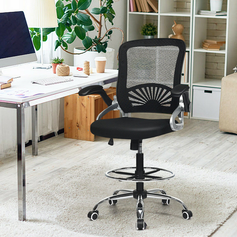 Chaise de dessinateur en maille mid Deana