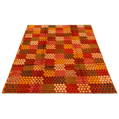 Akhjah Burnt Orange Rug 6'7" x 9'2"