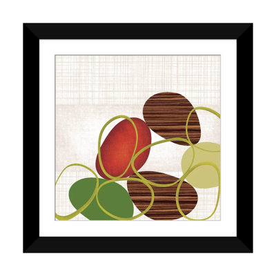 « pebbles » n pi loops i», reproduction d’impression sur toile tendue