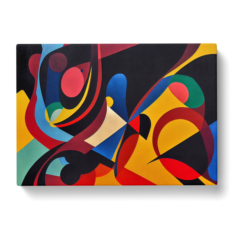 Divine Abstract Art - Wrapped Canvas Print, 50cm H x 76cm W x 3cm D