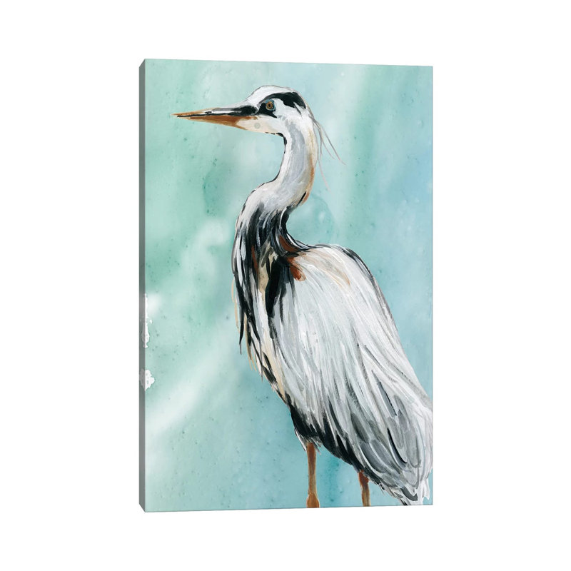Delray Crane II by Carol Robinson - Wrapped Canvas Painting, 20.32 cm H x 30.48 cm W