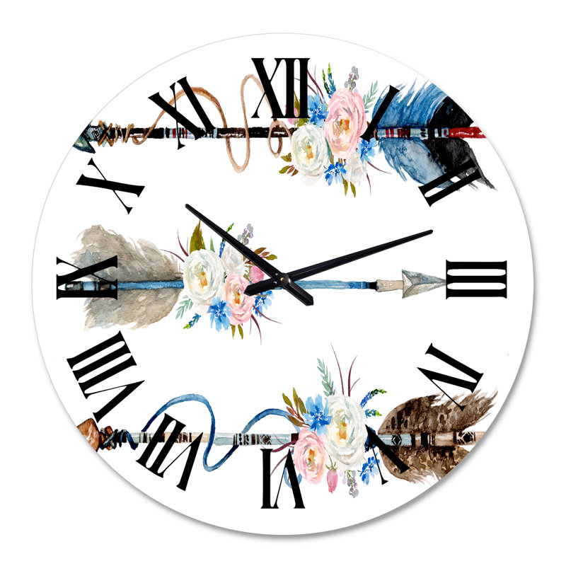 Horloge murale bohème et éclectique, Grand